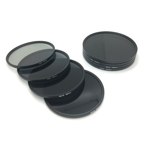 Qalart 95mm 105mm ND4 8 16 32 DSLR 카메라용 중성 밀도 ND 렌즈 필터, 피스, 95 ND8