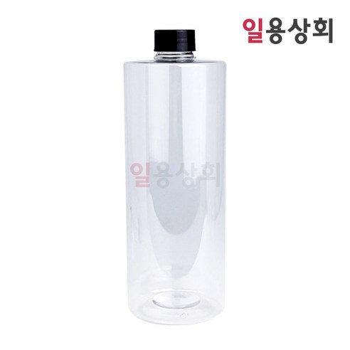 [ILYONG] 플라스틱보틀 CK 28mm 직각어깨 원형길쭉병 750ml 150개 뚜껑선택 밀크티 더치커피 쥬스병, 용기 단품+알루미늄 뚜껑