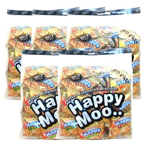 해피무 버터향 비스킷 480g(12g x 40개) x 5개