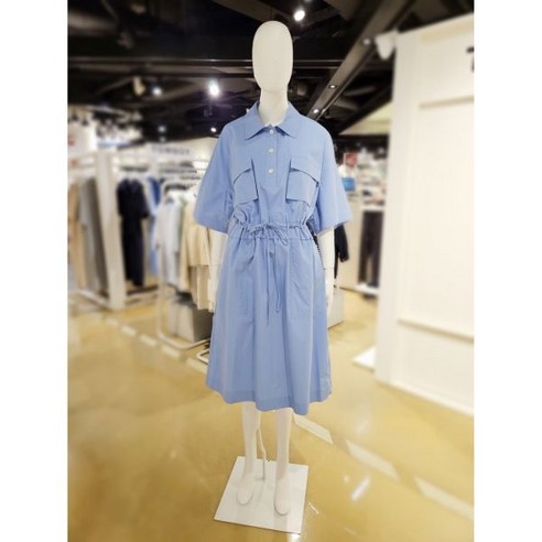 톰보이 허리 스트링 포켓 포인트 원피스 9194241115251795