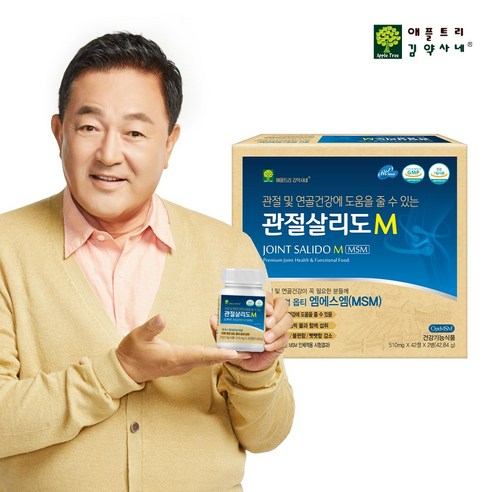 애플트리김약사네 관절살리도M 510mg x 42정 x 2통 1박스 4주분 MSM, 28회분, 1세트