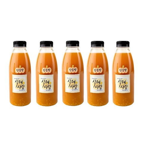 식혜사랑 단호박식혜 450ml 5병세트 미산식혜 식혜사랑 단호박식혜 450ml 5병세트 미산식혜