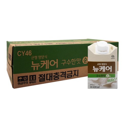 대상 웰라이프 뉴케어 구수한맛 순 200ml, 200ml * 24팩(1박스), 24개