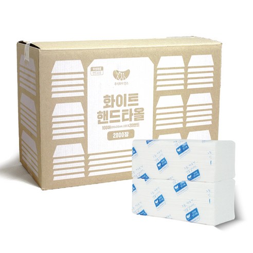 [사회적기업 피플인스]페이퍼타올/핸드타올 무형광, 1박스, 3000장
