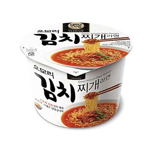 오모리 김치찌개라면 큰컵 150g, 24개