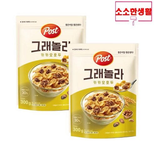 소소한생활 그래놀라 카카오호두 300g, 1개