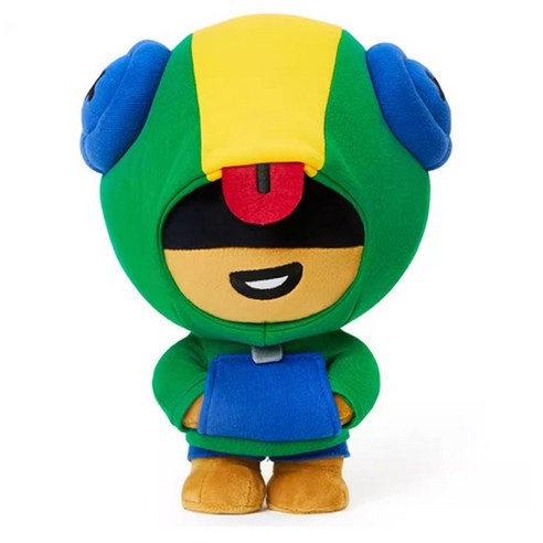 (국내빠른배송)브롤스타즈 인형 캐릭터 슈퍼셀 스파이크 크로우 레온 Brawl Stars 인형 25cm, 1.레온