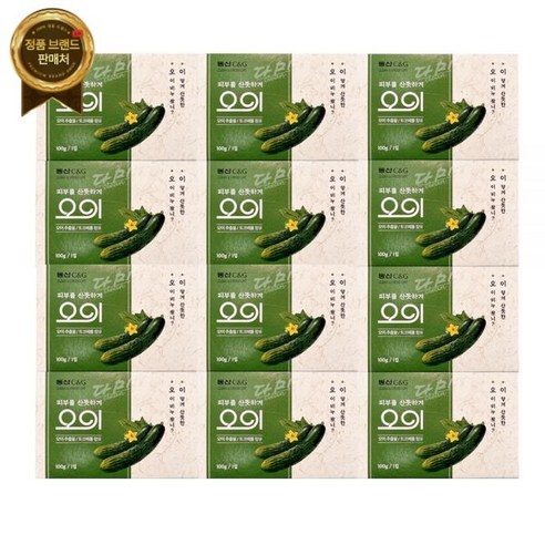 동산 크리오 오이 비누 100g x12개