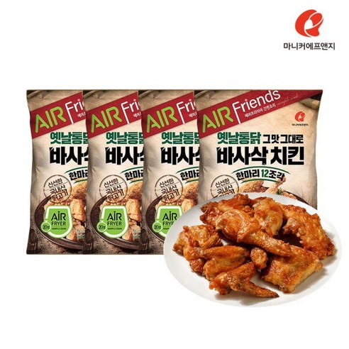 마니커에프앤지마니커에프앤지 바사삭치킨한마리 550g4봉, 550g, 4개