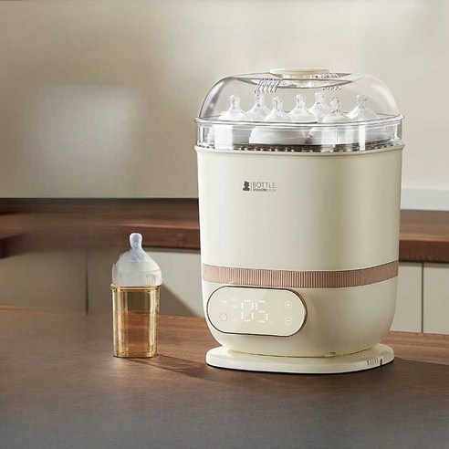 젖병소독기 대용량 고온스팀 다기능 건조기, 8-in-1소독+건조+보관+건조과일+찜+요거트