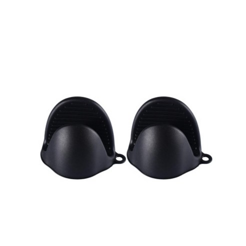 로즈랩 주방 실리콘 냄비손잡이 2PCS, 검정색, 2개