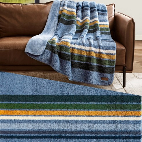 코스트코 펜들턴 PENDLETON 셔파 담요 겨울 차박 캠핑/ 극세사 담요/ 쇼파 차량용 블랑켓 담요 이불 127x177cm