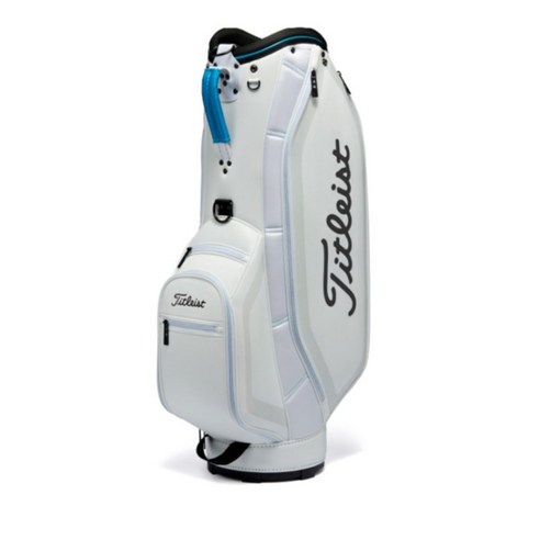 2023년 새상품 타이틀리스트 골프 캐디백 TB23ACBA 골프백 가방 어스파이어 베스트, 3.화이트 블루