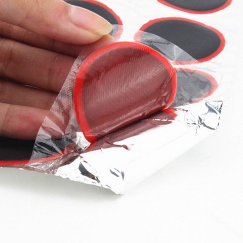 1+1 자전거 펑크 수리 패치 타이어 펑크 땜빵 수리 키트, 사각, 2세트 자동차펑크실란트