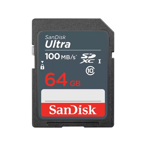 샌디스크 울트라 100MB s SD카드 SDSDUNR-064G-GN3IN, 64GB 호만sd카드