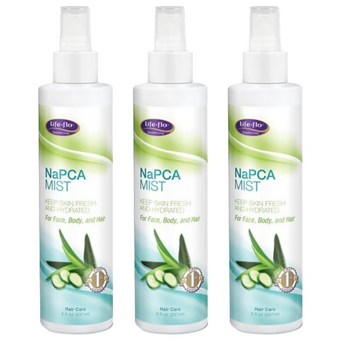라이프플로헬스 NaPCA 미스트, 237ml, 3개