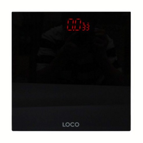 로코 매직 LED 디지털 체중계, L2000, 블랙
