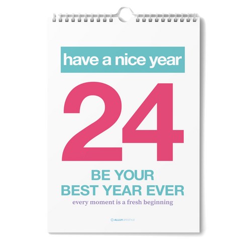 [OKㅣ강추] 2024년 레트로 인테리어 벽걸이 달력 [OKNOWㅣ추천상품]