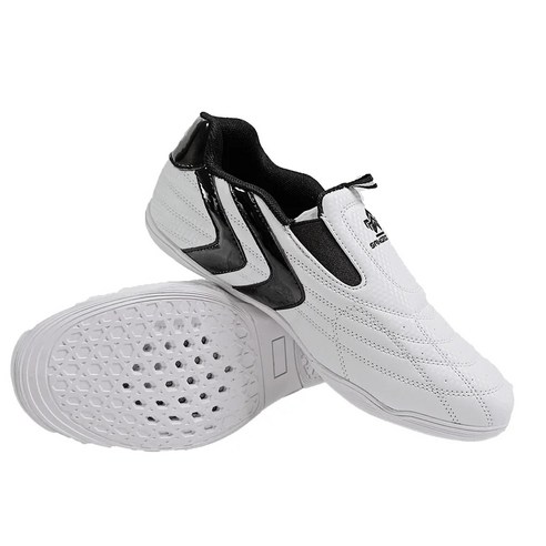 태권도화 hight quality taekwondo shoes PU material black-white breathable martial arts size 26-47