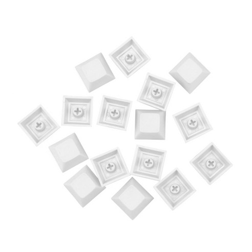 PBT Keycap 기계 키보드에 적합한 색상 투명 백라이트, 하얀색