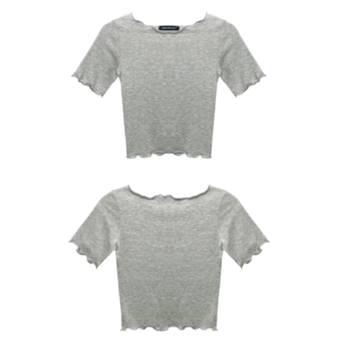 입는 순간, 갸름해지는 마법! 데비웨어 페이스 슬림 반팔티로 자신감을 더하세요.