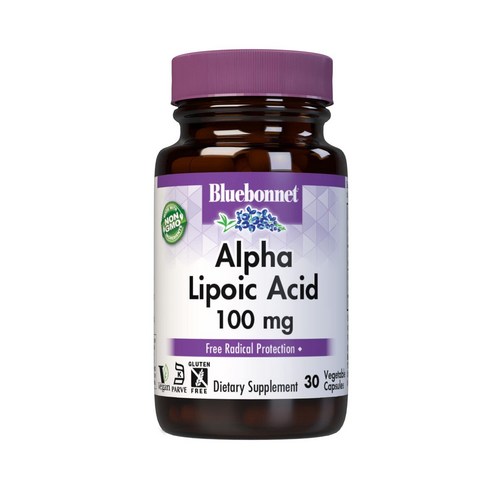 블루보넷 영양 알파리포산 100 mg BLUEBONNET NUTRITION ALPHA LIPOIC ACID 100 mg, 30개(1팩)