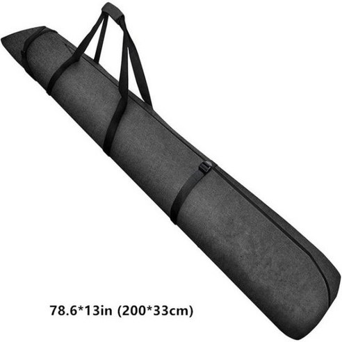 스키부츠 가방 스노우보드 스노우보드엣지백 soarowl 최대 200cm 길이 조절 가능| 방수 인체 공학적 핸들 - 남성용 여성용 및 청소년용 - 블랙, Skis bagSkis bag