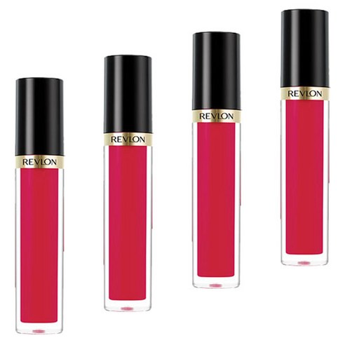 레브론 수퍼 러스트러스 립 글로스 3.8ml, 240 Petal Apple, 4개