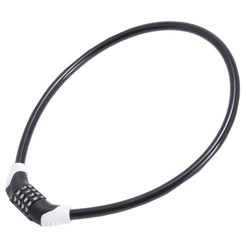 Sagisaka Co. Ltd. 컴팩트 다이얼 락 S 라이트 자전거 자물쇠, 1개, 블랙