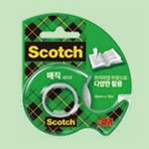 스카치 매직 테이프 810D 18mm x 30m 디스펜서, 3개