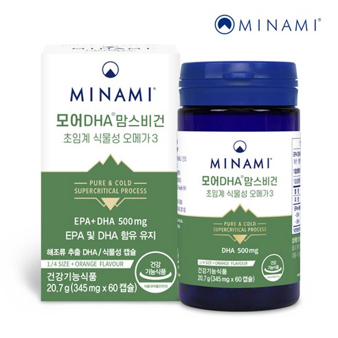 [OKㅣ강추] 모어DHA 맘스비건 초임계 식물성 오메가3 임산부 60캡슐 [OKNOWㅣ추천상품]