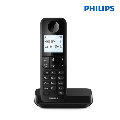 필립스 디지털 무선전화기 D270 스피커폰