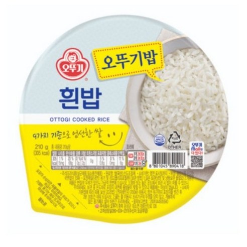 오뚜기 맛있는 밥 210g 30개