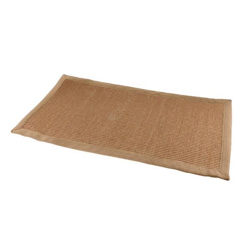 천연 섬유 손으로 짠 사이잘삼 러너 러그 - C 블랙 에지 75x120cm, 베이지 가장자리 60x150cm, Sisal