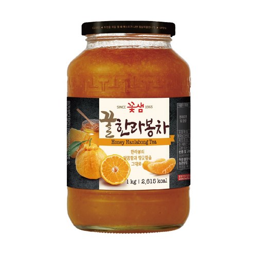 꽃샘식품 꿀한라봉차 1Kg, 1000g, 3개