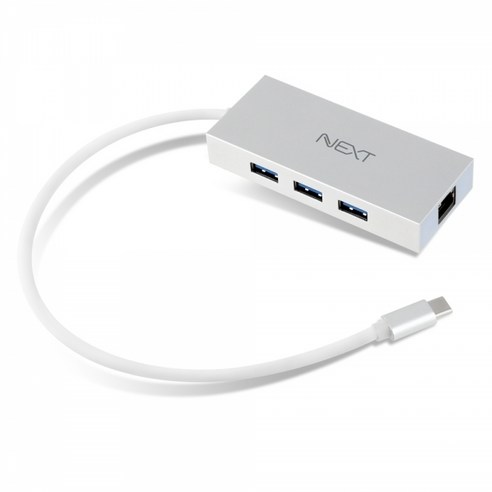 [next-tc343lan] 요즘 핫한 꿀템, 새로운 넥스트 기가비트 이더넷 USB3.0 Type C 3포트 허브 출시! | 리얼후기정보