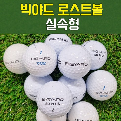 빅야드 로스트볼 화이트 실속형 30개