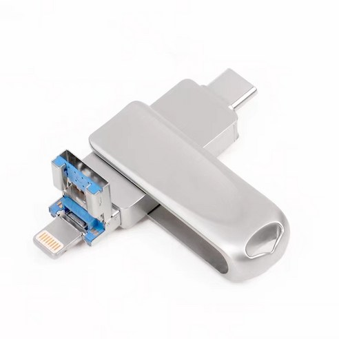 4 IN 1 대용량 OTG 아이폰 USB USB3.0 외장 메모리, 256G