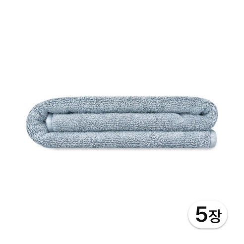 송월 메르디앙 30수 450g 바스타월, 5개, 그레이
