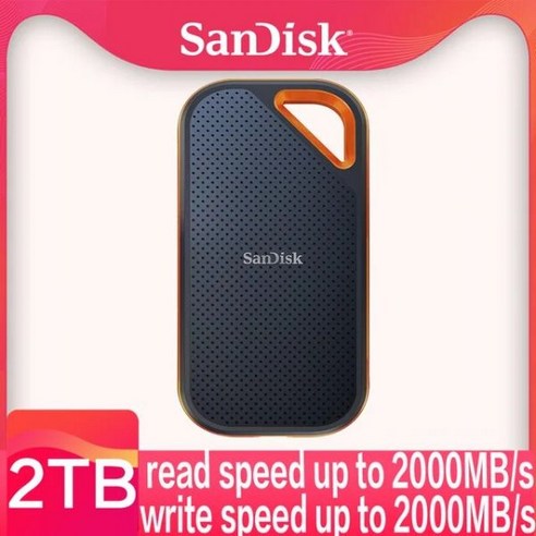 고성능 SanDisk USB 3.2 타입 A/C 휴대용 외장 솔리드 스테이트 드라이브 NVME 하드 디스크 SSD E30 E60 E61 E81 익스 프로 4TB 2TB 1TB 48, CHINA_E81 2TB