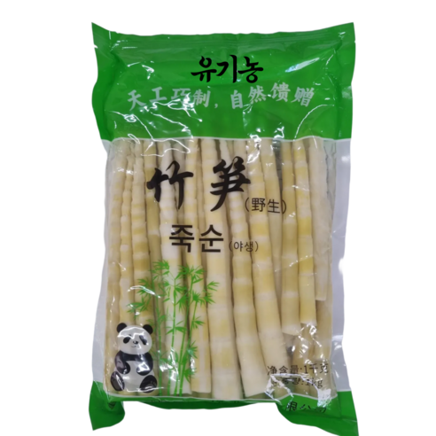 푸단테 데친 죽순 뾰족통 죽순 유기농 죽순 나물 홀, 10개, 1kg
