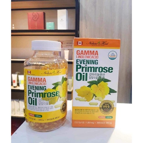 CANADA EVENING PRIMROSE OIL 감마리놀렌산 달맞이꽃종자유 99.9% 300정, 1개