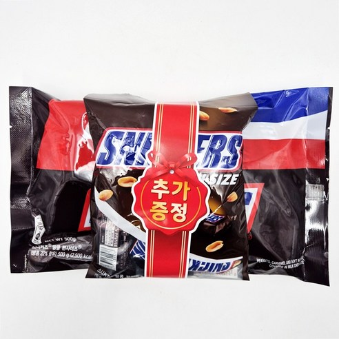 늘바름 Mars 스니커즈 펀 사이즈500g+160g 증정 x 1개, 660g, 3개