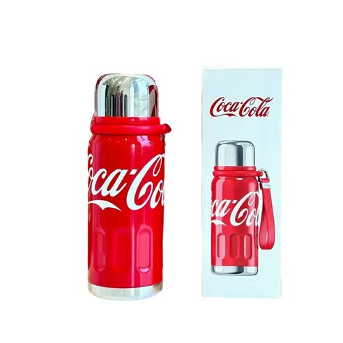 점 코카콜라 콜라보 텀블러 GE-CK24AW-B86, 1개, 코크 레드, 580ml