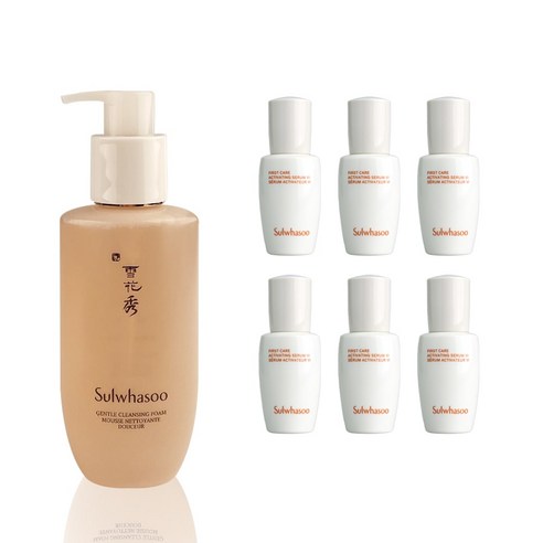 설화수 순행 클렌징 폼 200ml + 윤조에센스 48ml(1ml x 48개)