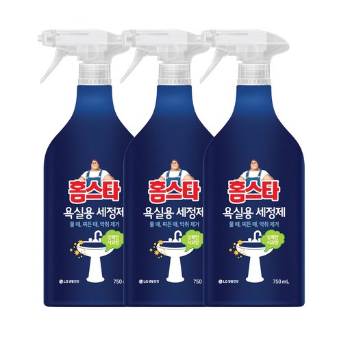 홈스타 욕실용 세정제 750ml, 3개