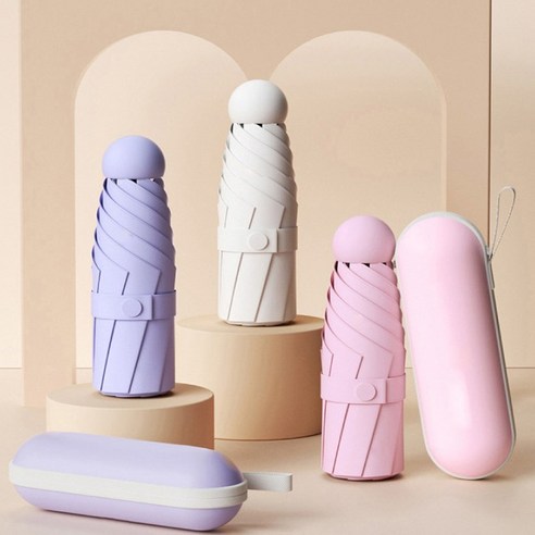 사바바스토어 UV 자외선차단 초경량 5단 미니 양우산