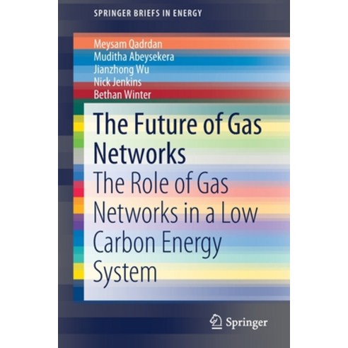 (영문도서) The Future of Gas Networks: The Role of Gas Networks in a Low Carbon Energy System Paperback, Springer, English, 9783319667836