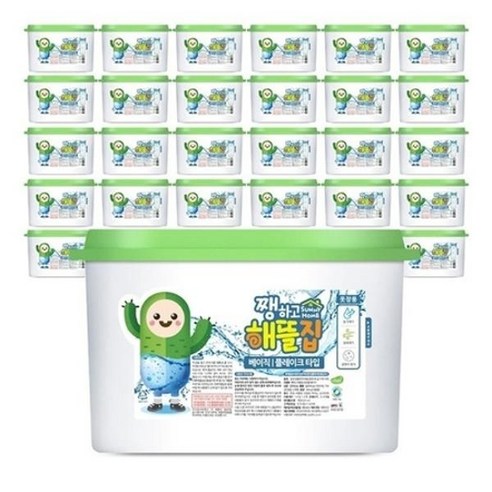 쨍하고해뜰집 옷장용 제습제 습기제거제 525ml 베이직, 24개