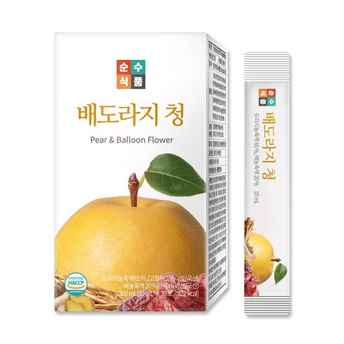 순수식품 배도라지청 스틱, 30포, 1박스